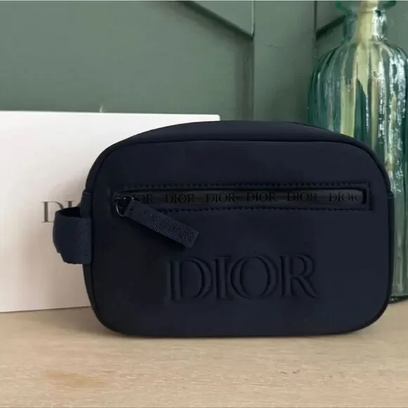 Dior Men's Midnight Blue Toiletry Bag - Picture 2 of 3